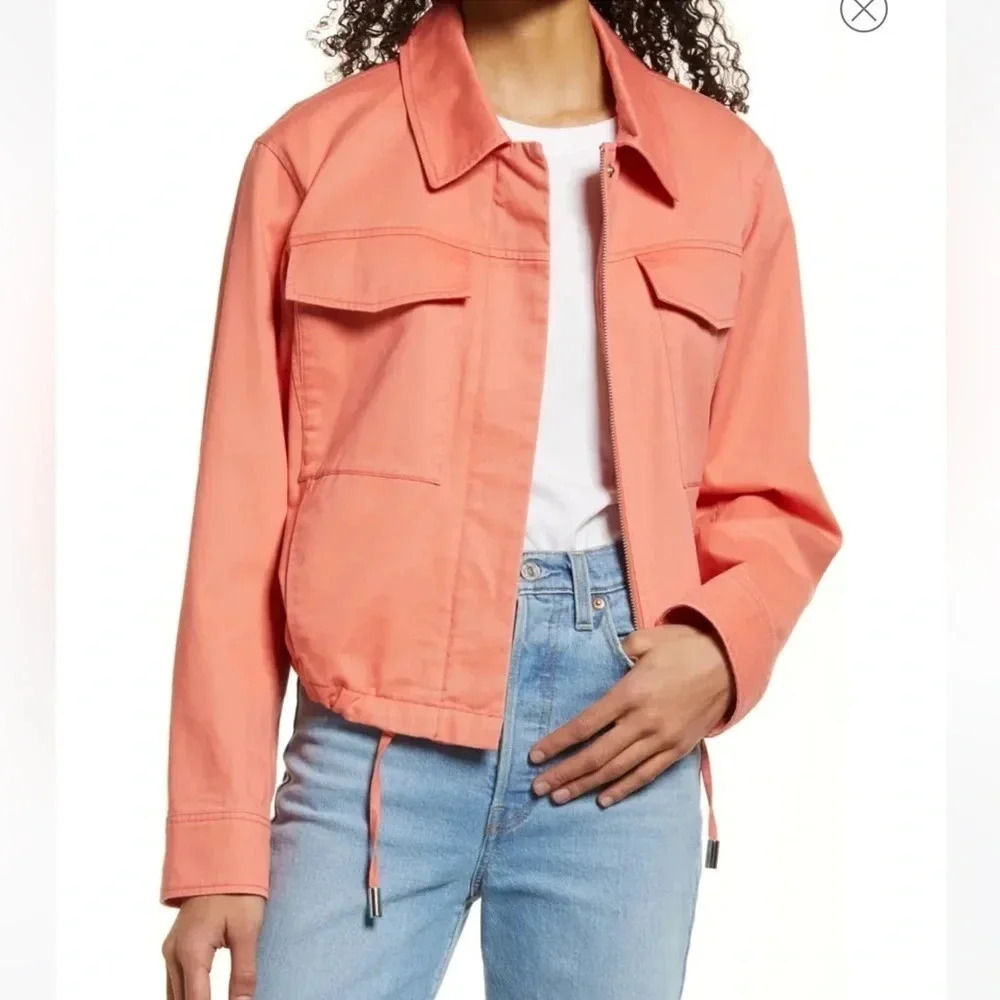 Sam Edelman Crop Utility Jacket